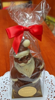 Belgian Milk Chocolate Decorated Santa